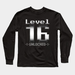 Level 16 Unlocked Long Sleeve T-Shirt